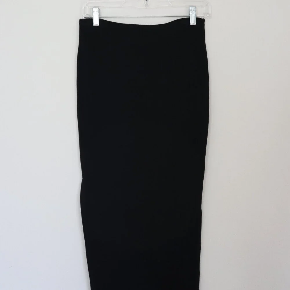 Princess Polly Black Midi Skirt - Sleek High Waist